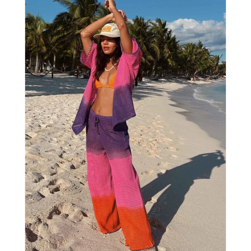 NWT Alex Pant in Coral Bay Sunset